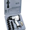 Raja Rubbers 1/2 inch AIR IMPACT WRENCH ROCKING DOG imported with Kit 17 pieces socket set - Image 2